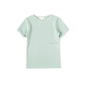 Anecdote Sage Ribbed V Neck Tee (RR2449)