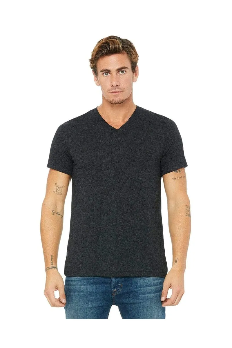 Bella Canvas 3415C: Unisex Triblend V-Neck T‑Shirt