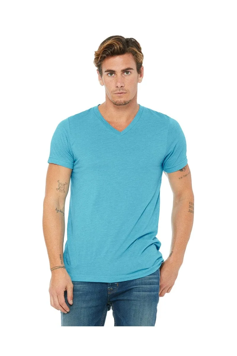 Bella Canvas 3415C: Unisex Triblend V-Neck T‑Shirt