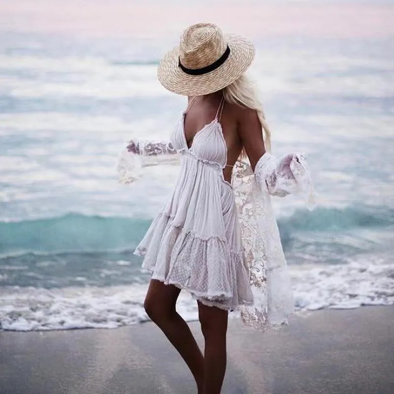 Bellflower Strapless Boho Summer Dress