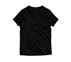 Black V-Neck T-Shirt