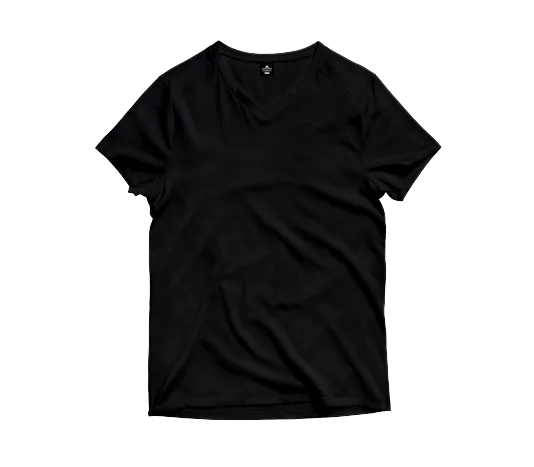 Black V-Neck T-Shirt