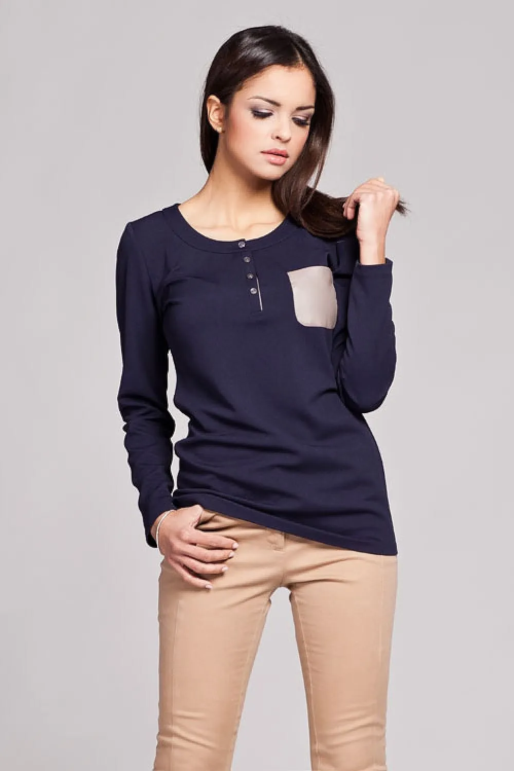 Blouse With Long Sleeves Figl