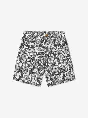 Bonpoint Baby Boys Floral Clovis Shorts in Black