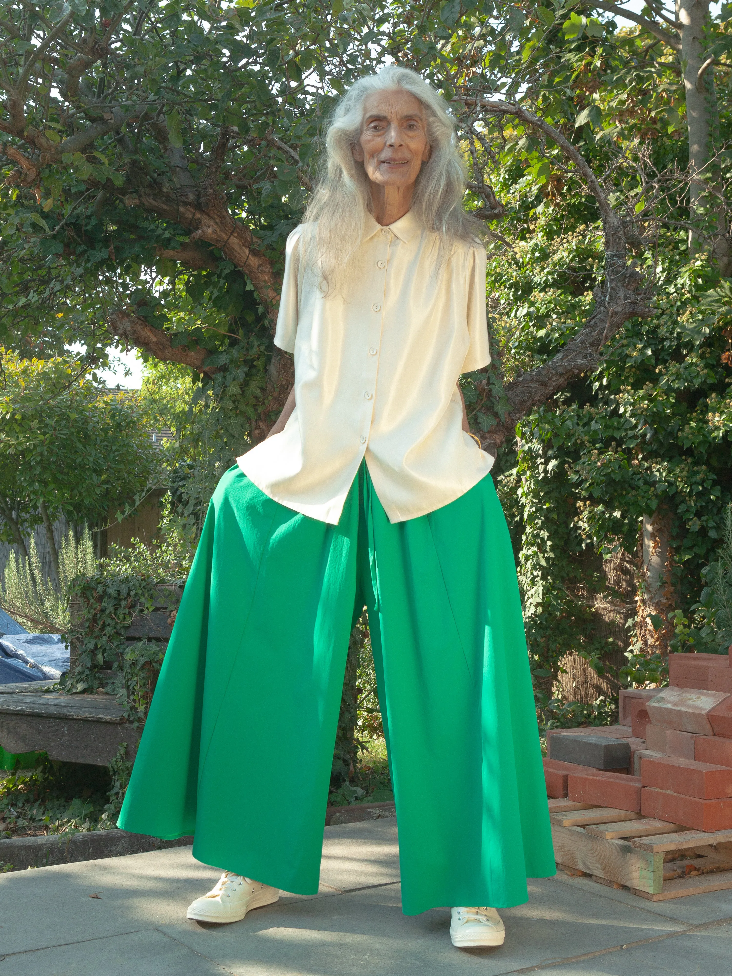 Charlie Green Palazzo Pants