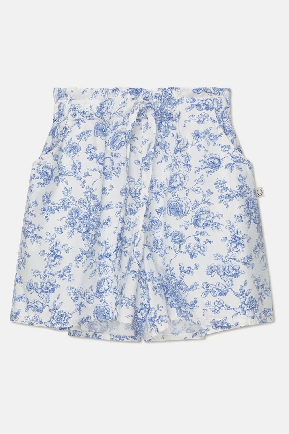 COTTON FLORAL WOMAN SHORTS