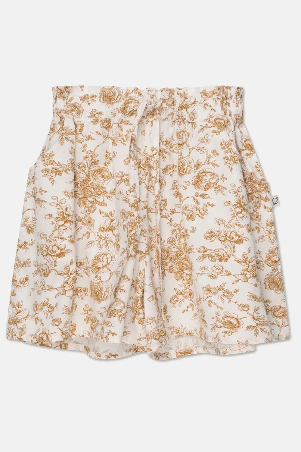 COTTON FLORAL WOMAN SHORTS