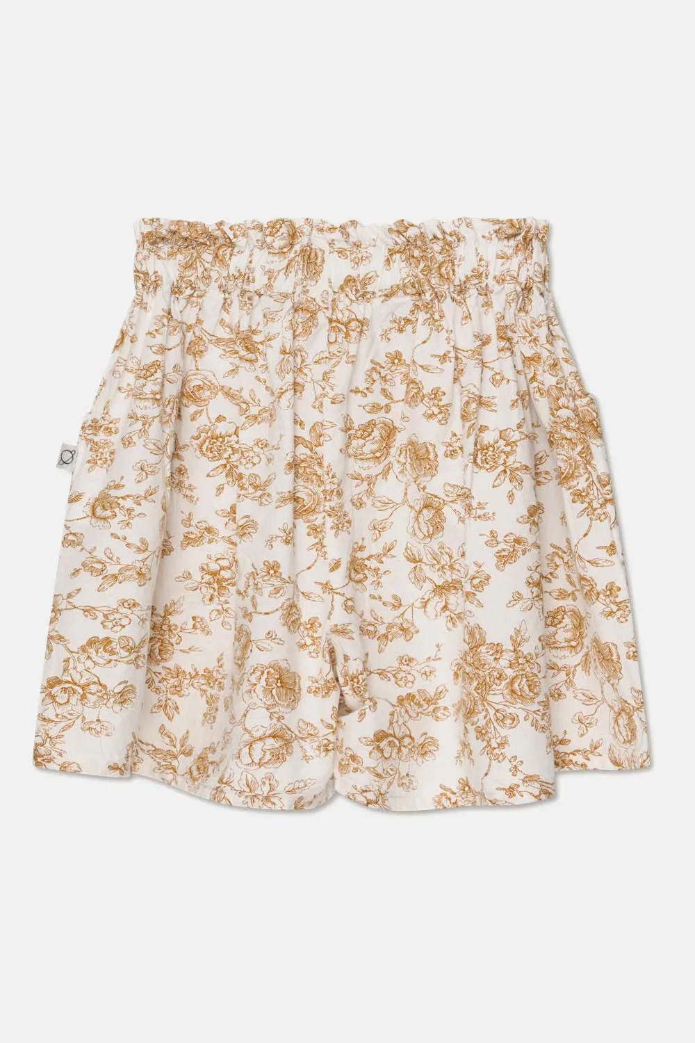 COTTON FLORAL WOMAN SHORTS