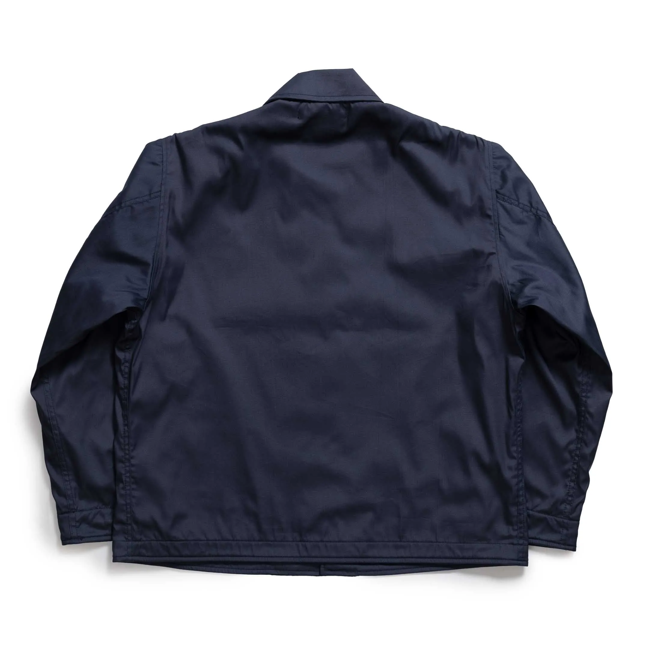 Der Sammler 1972 USN Utility Jacket Vintage Poplin Navy