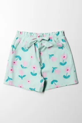 Floral Shorts Mint