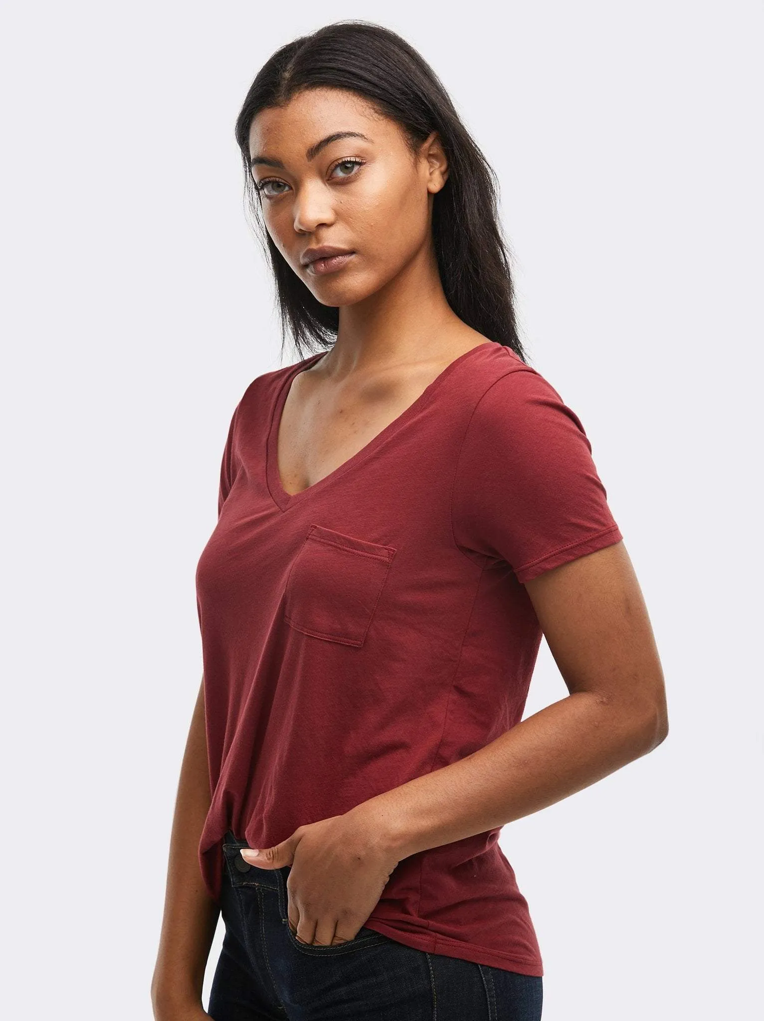 Karina V-Neck Tee