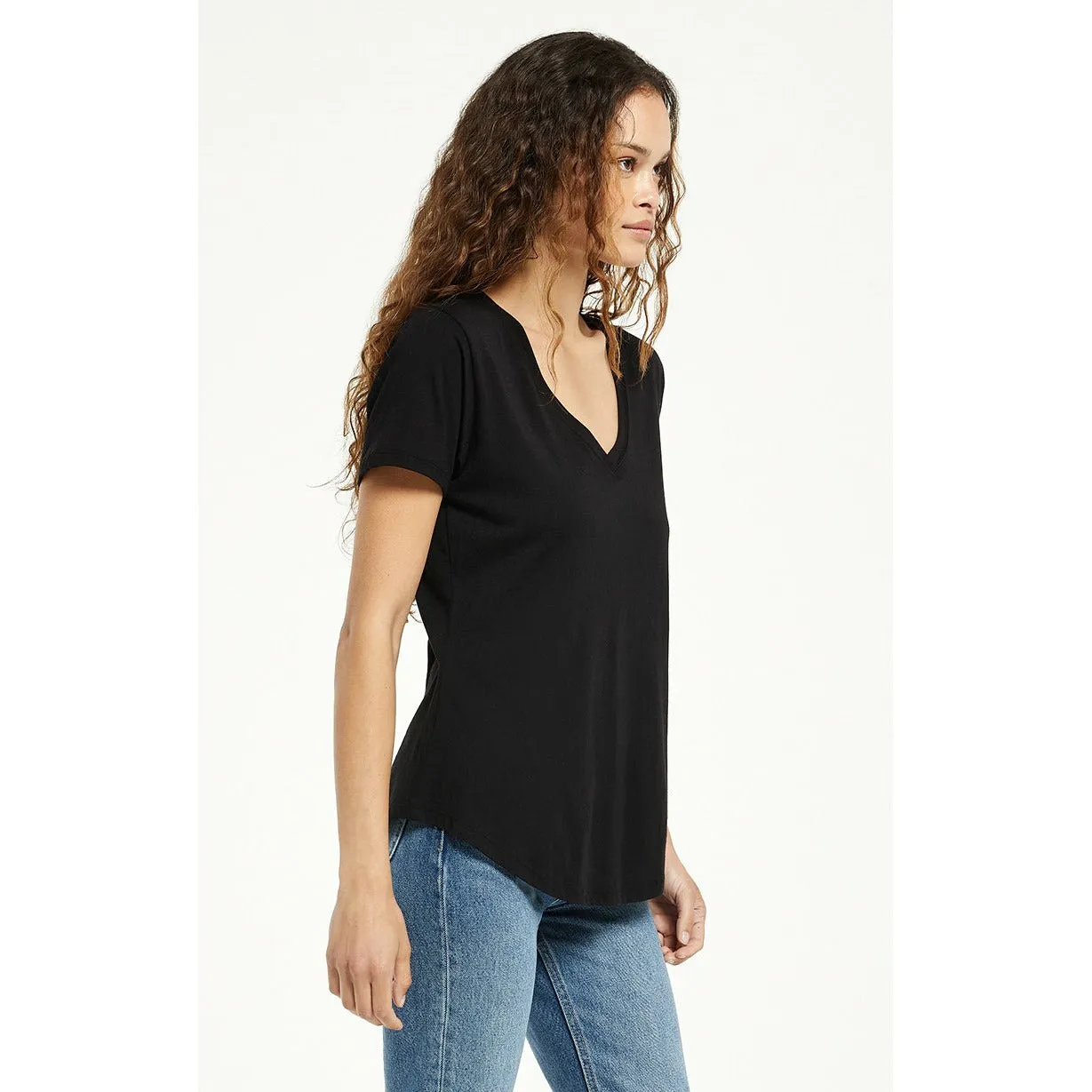 Kasey Modal V-Neck Tee