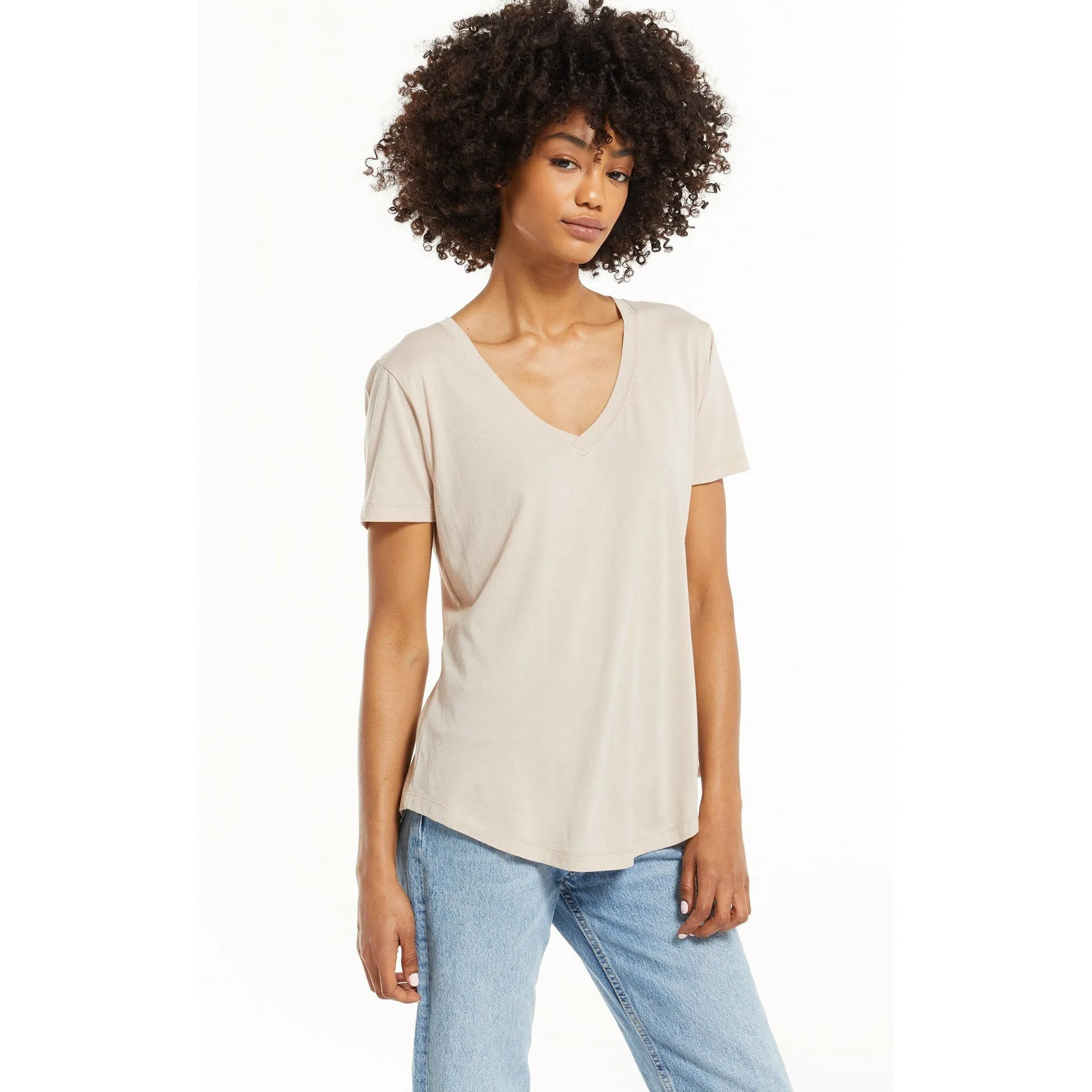 Kasey Modal V-Neck Tee