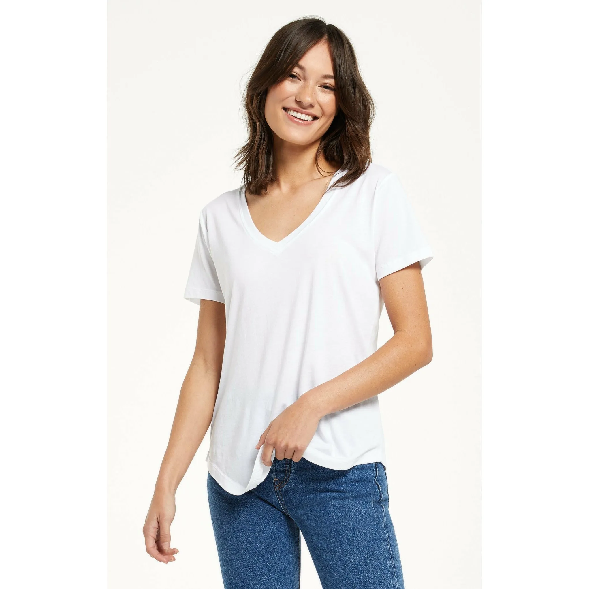 Kasey Modal V-Neck Tee