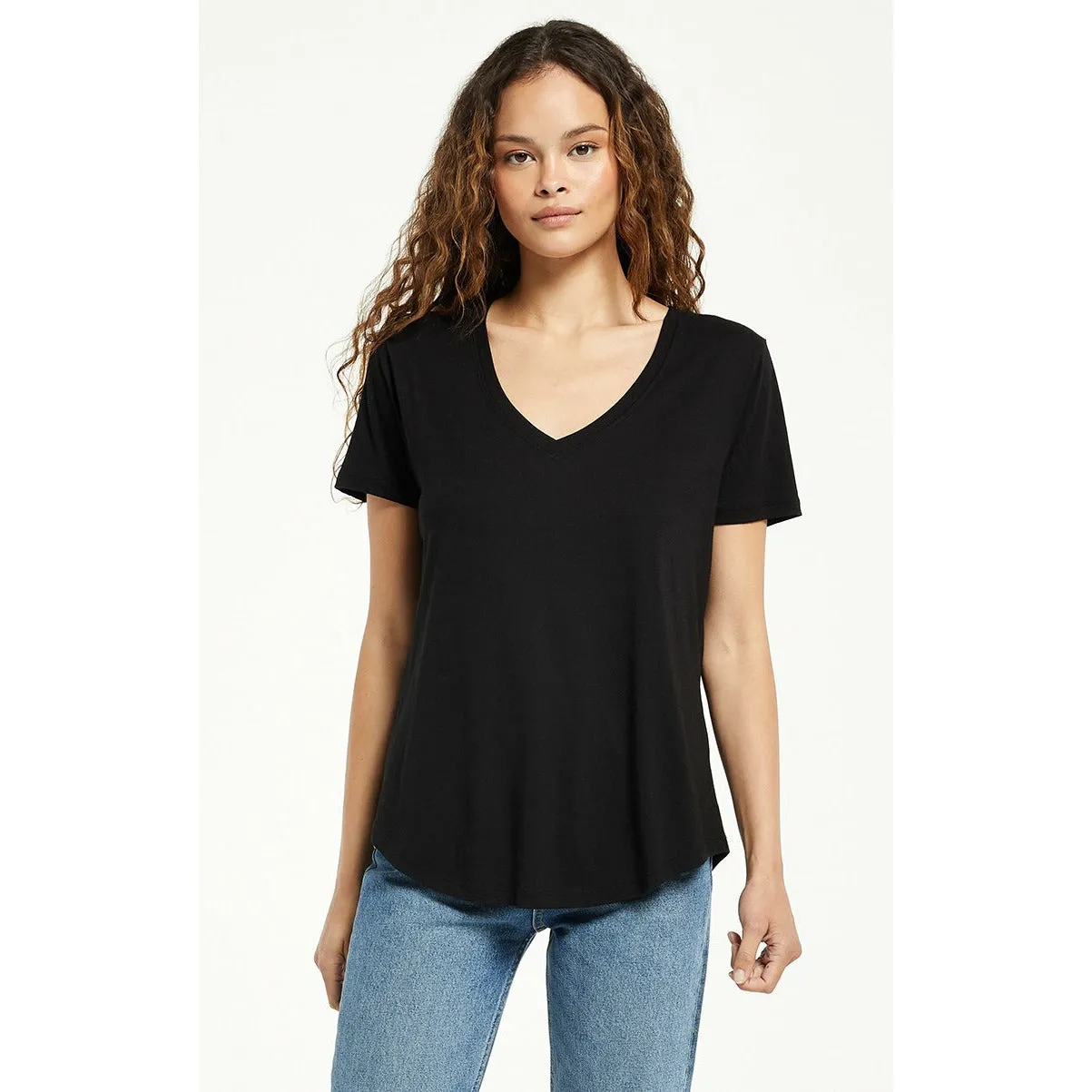 Kasey Modal V-Neck Tee