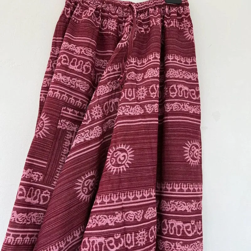 Ladies Mens Thai Harem Pants Genie Gypsy Aladdin Holiday Summer Hippy Trousers