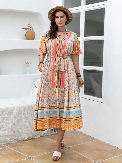 Plus Size Bohemian Summer Dress