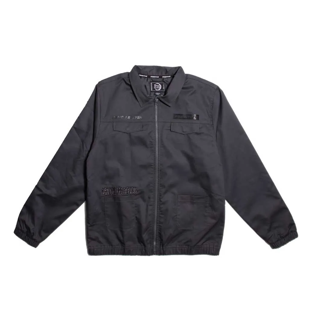 Primitive x Demon Slayer Tanjiro Utility Jacket - Charcoal