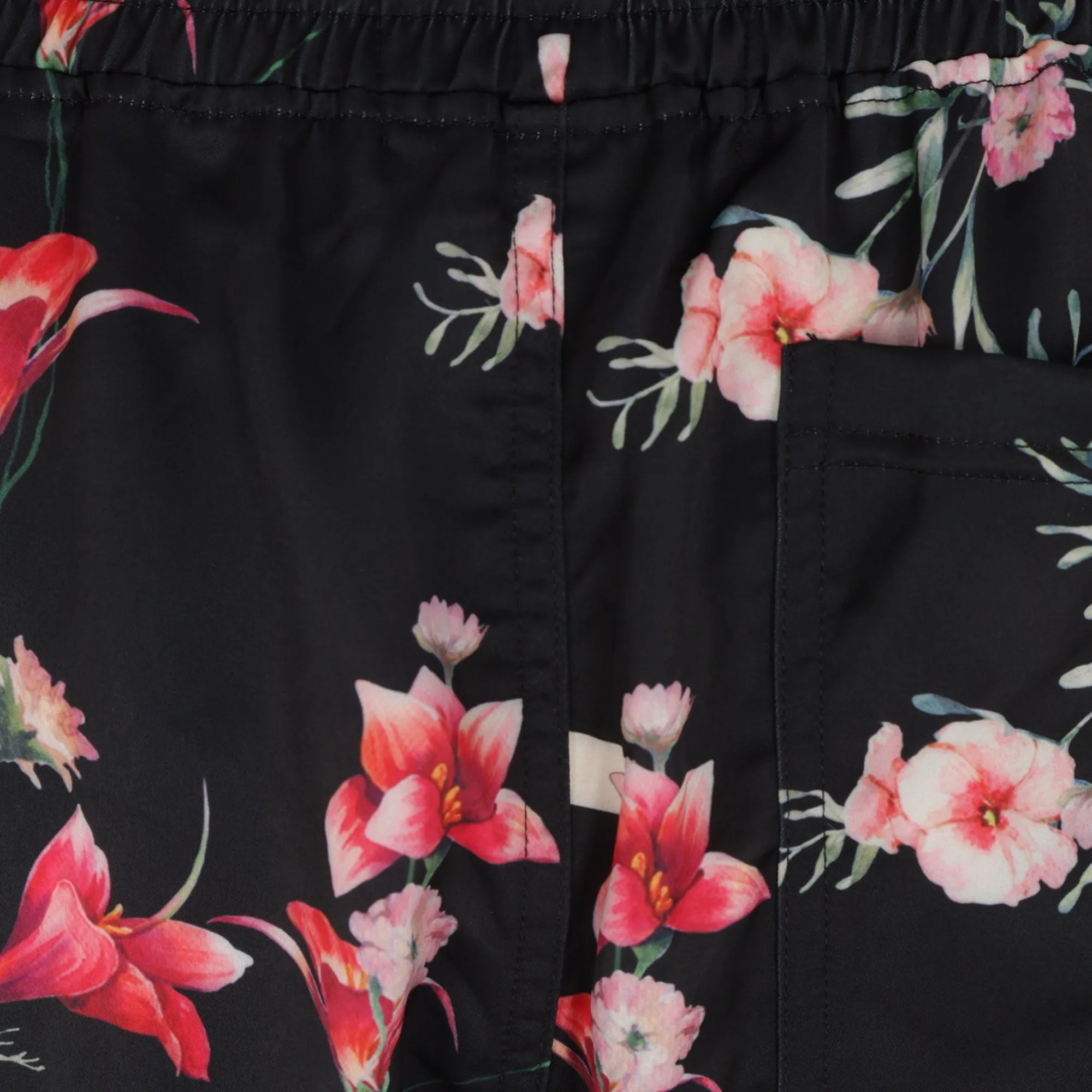 Represent | FLORAL SHORTS  { BLACK