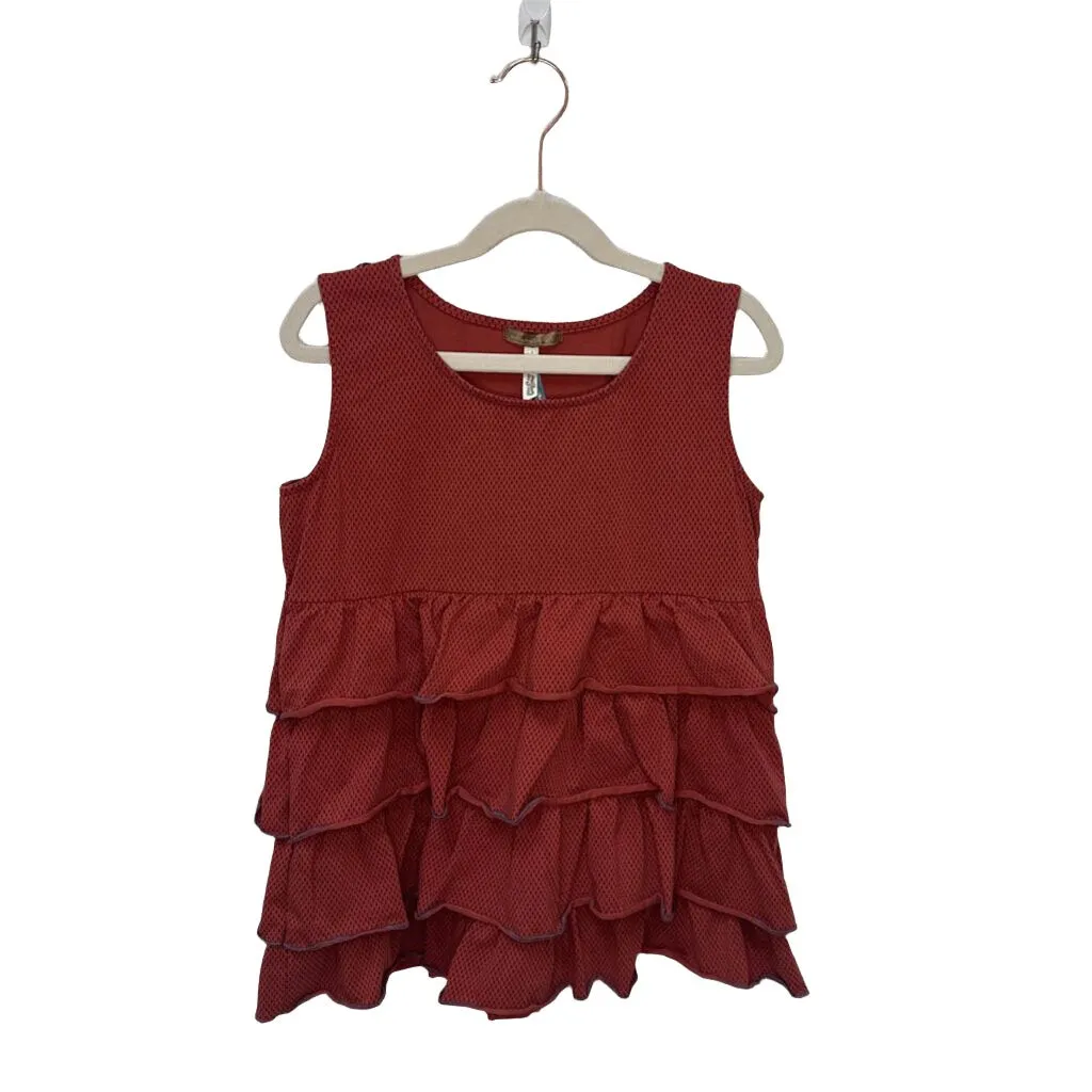 Sleeveless Ruffle Blouse