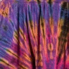 Tie-Dye Harem Pants - Purple